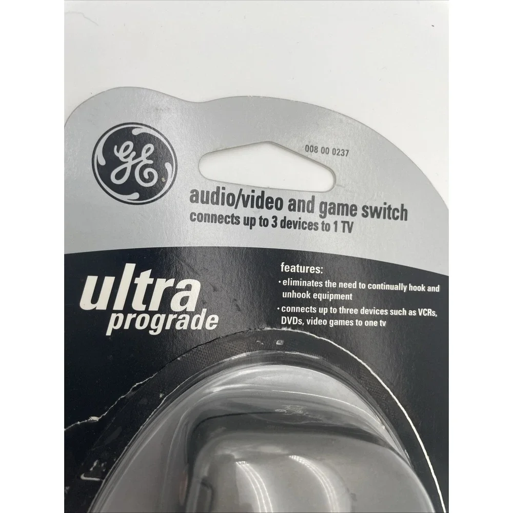 GE Audio/Video And Game Switch Connects Up To 3 Devices To 1 TV Ultra Prograde